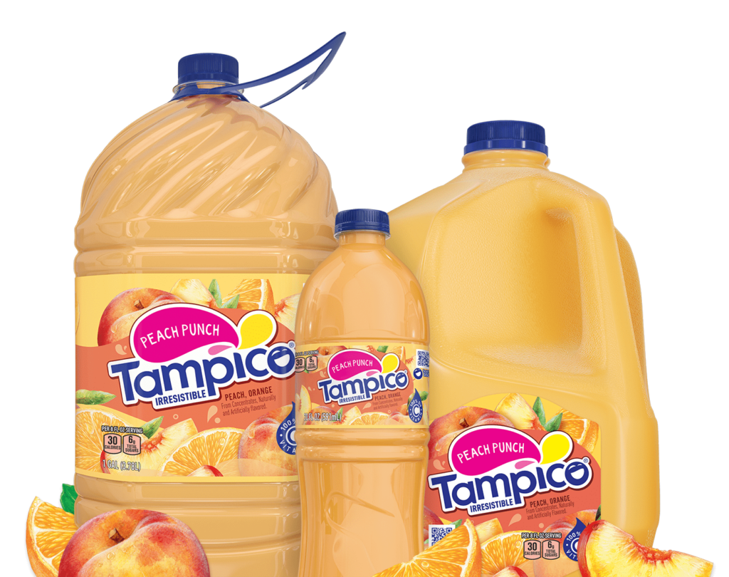 Peaches And Cream Floats Tampico Beverages