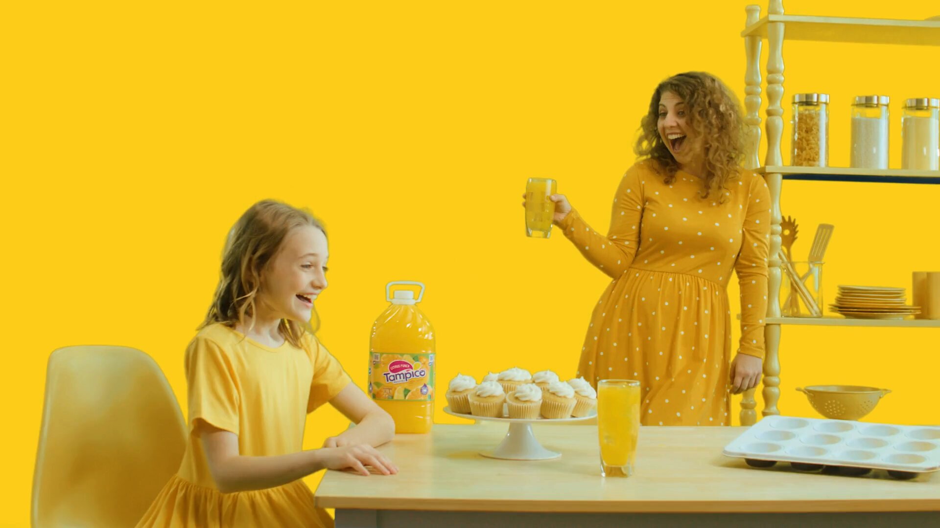 mother and daughter enjoying tampico