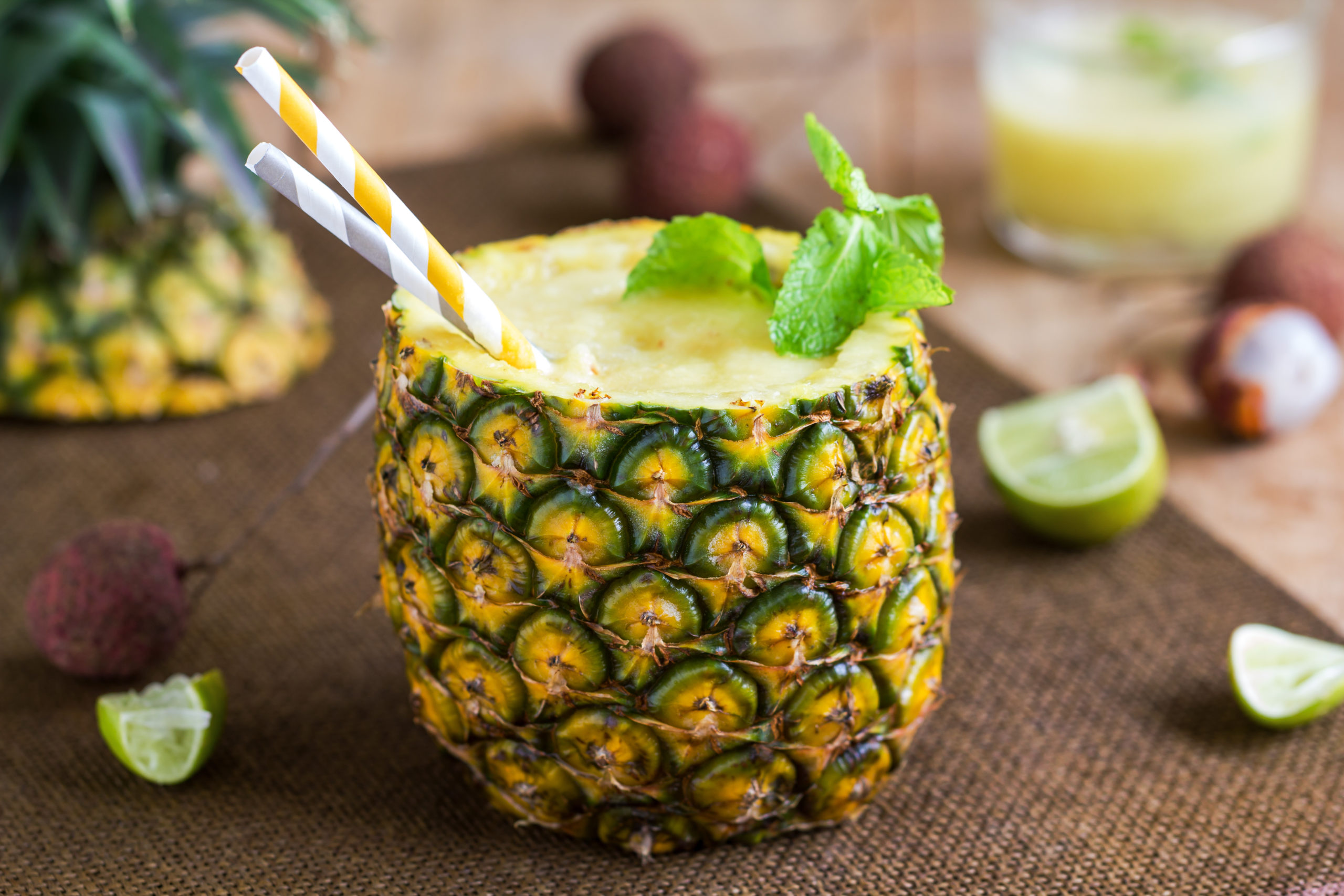 Pineapple smoothie fresh