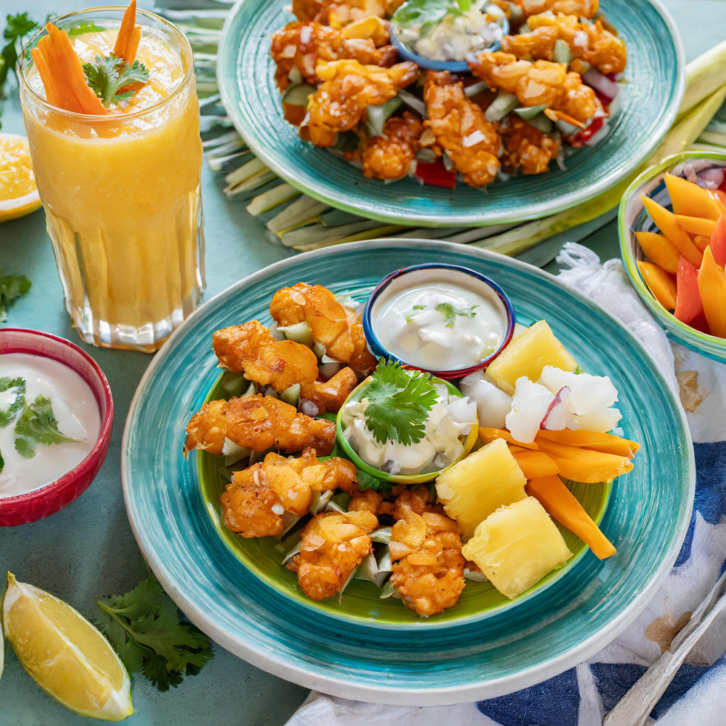 Coconut Pineapple Habanero Wings - Tampico Beverages