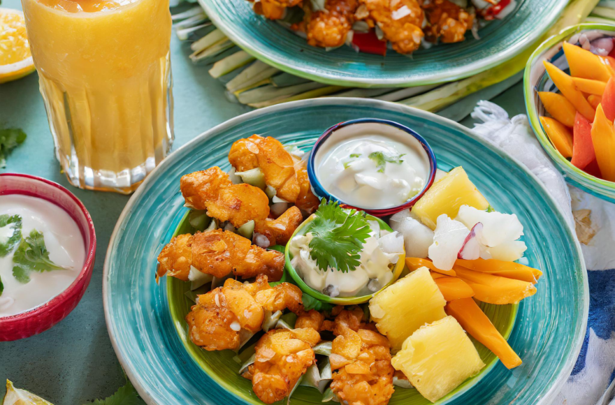 Coconut Pineapple Habenero Wings, Appetizer, Party App, Gameday Appetizer